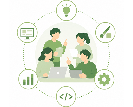  ほぼ全て内製化イメージ
